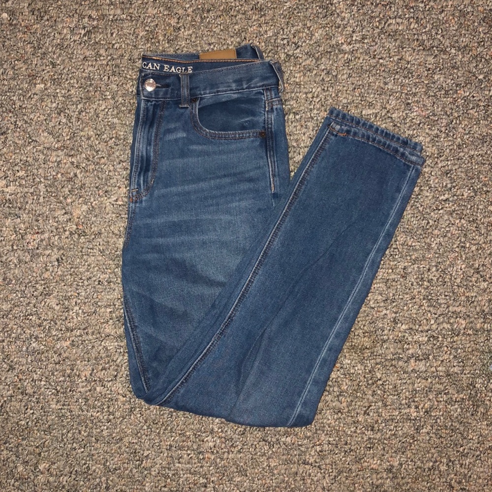 American Eagle mom jeans.